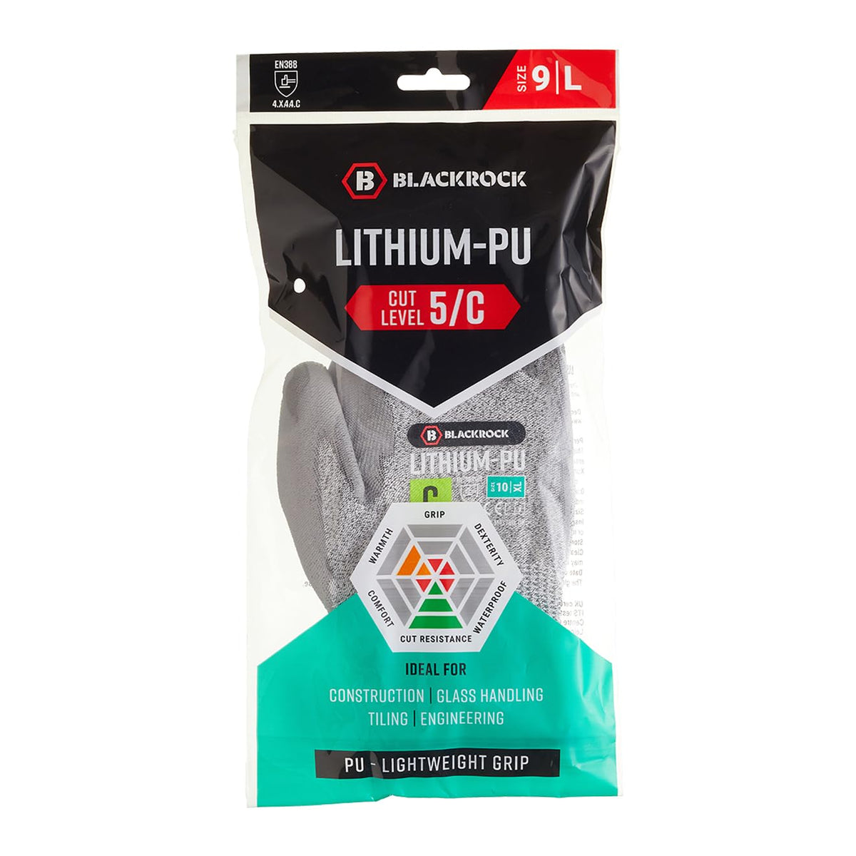 Blackrock Lithium PU Cut Resistant Level C Gloves, for Men and Women, Wood Carving Safety Gloves, Slash/Knife Resistant