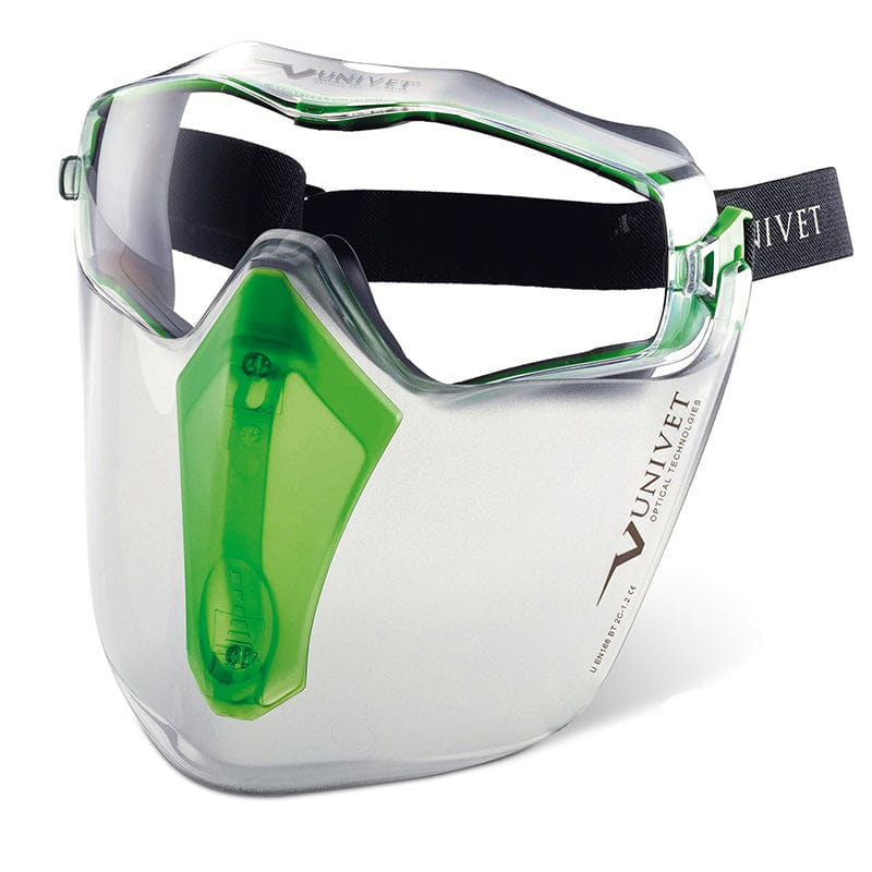 Univet 6X3 Safety Goggles &amp; Protective Face Shield