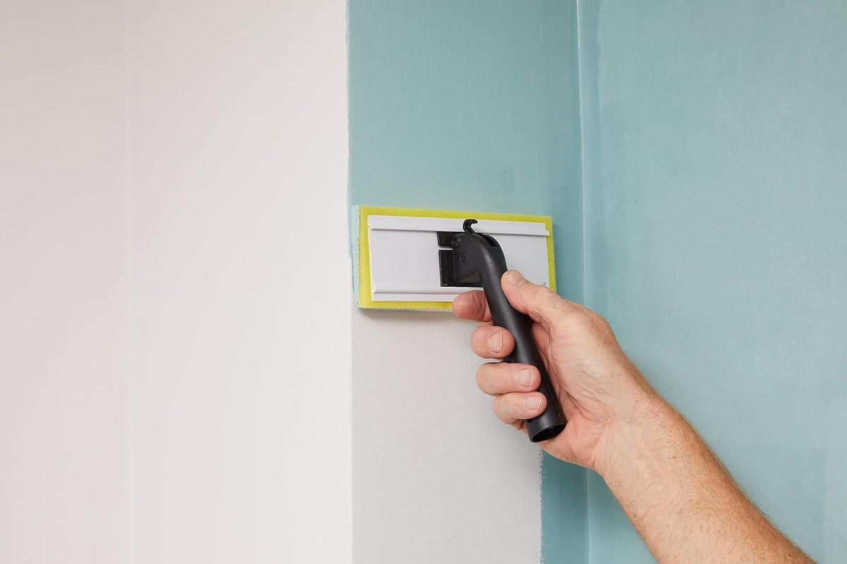 Fit For The Job Click System 6 inch x 4 inch Paint Pad And Handle Set - High Capacity Fabric