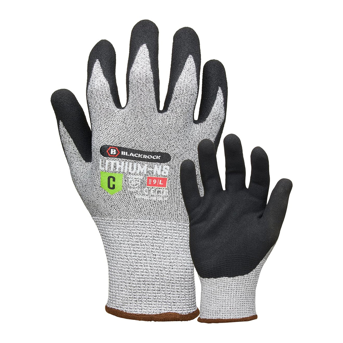 Blackrock Sandy Nitrile Lithium Cut Resistant Level C Gloves, for Men and Women, Wood Carving, Slash Knife Resistant