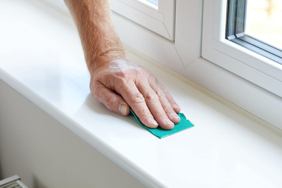 ProDec 50m Roll 100 Grit Medium-Fine Grade Green Aluminium Oxide Abrasive Sanding Paper for Sanding