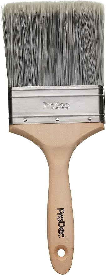 ProDec Decorator Synthetic Paint Brush for a Smooth Finish Painting with Emulsion, Gloss and Satin