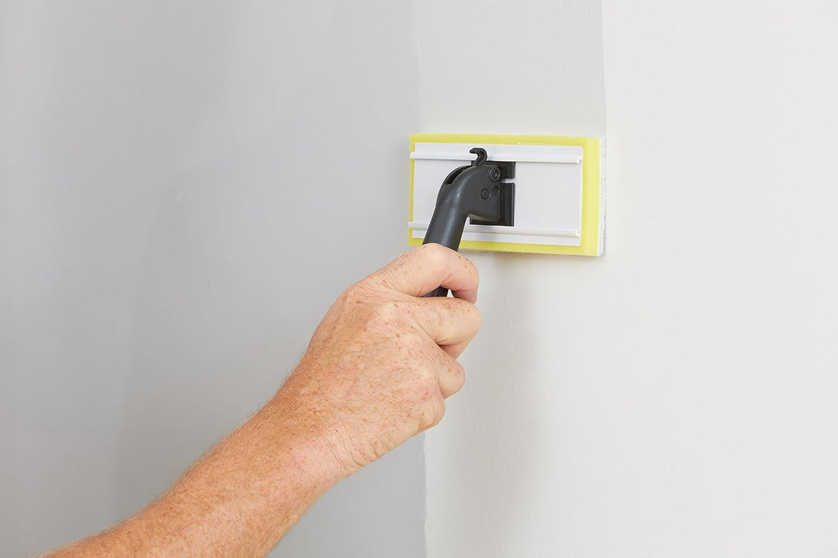 Fit For The Job Click System 6 inch x 4 inch Paint Pad And Handle Set - High Capacity Fabric