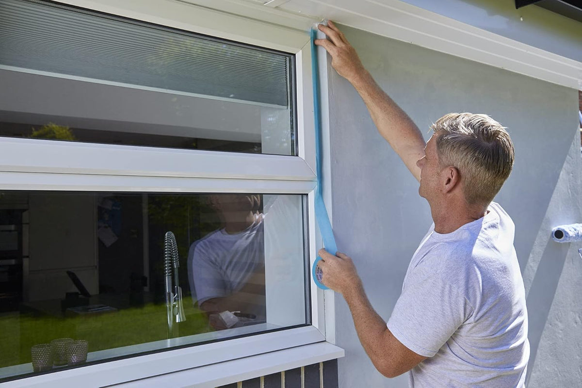 ProDec Advance UV Resistant Precision Edge Masking Tape for Razor Sharp Lines with No Paint Bleed, Blue, 2" (48 mm)