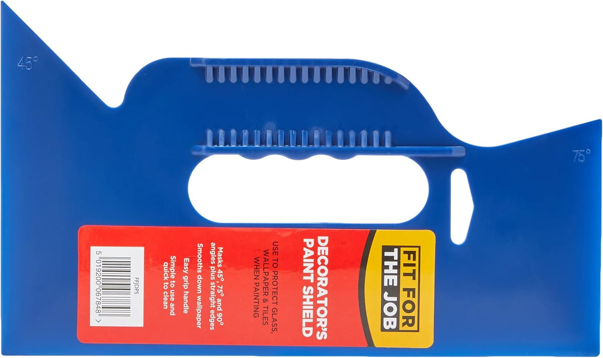 Fit For The Job 10 inch 250mm Paint Shield for Protecting Glass, Wallpaper, Tiles, Carpets &amp; Skirting