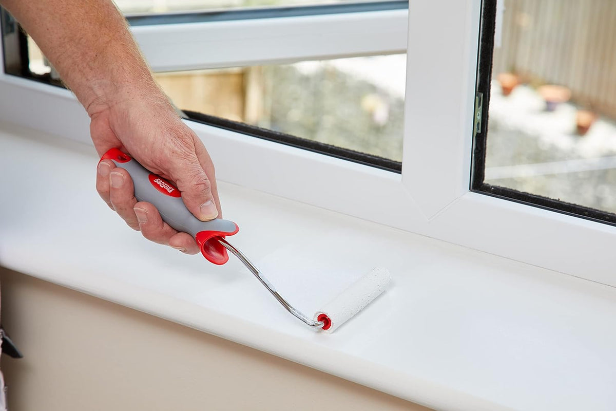 ProDec 11 piece 4 inch Gloss Pile Mohair Mini Paint Rollers and Frame for a Smooth Finish