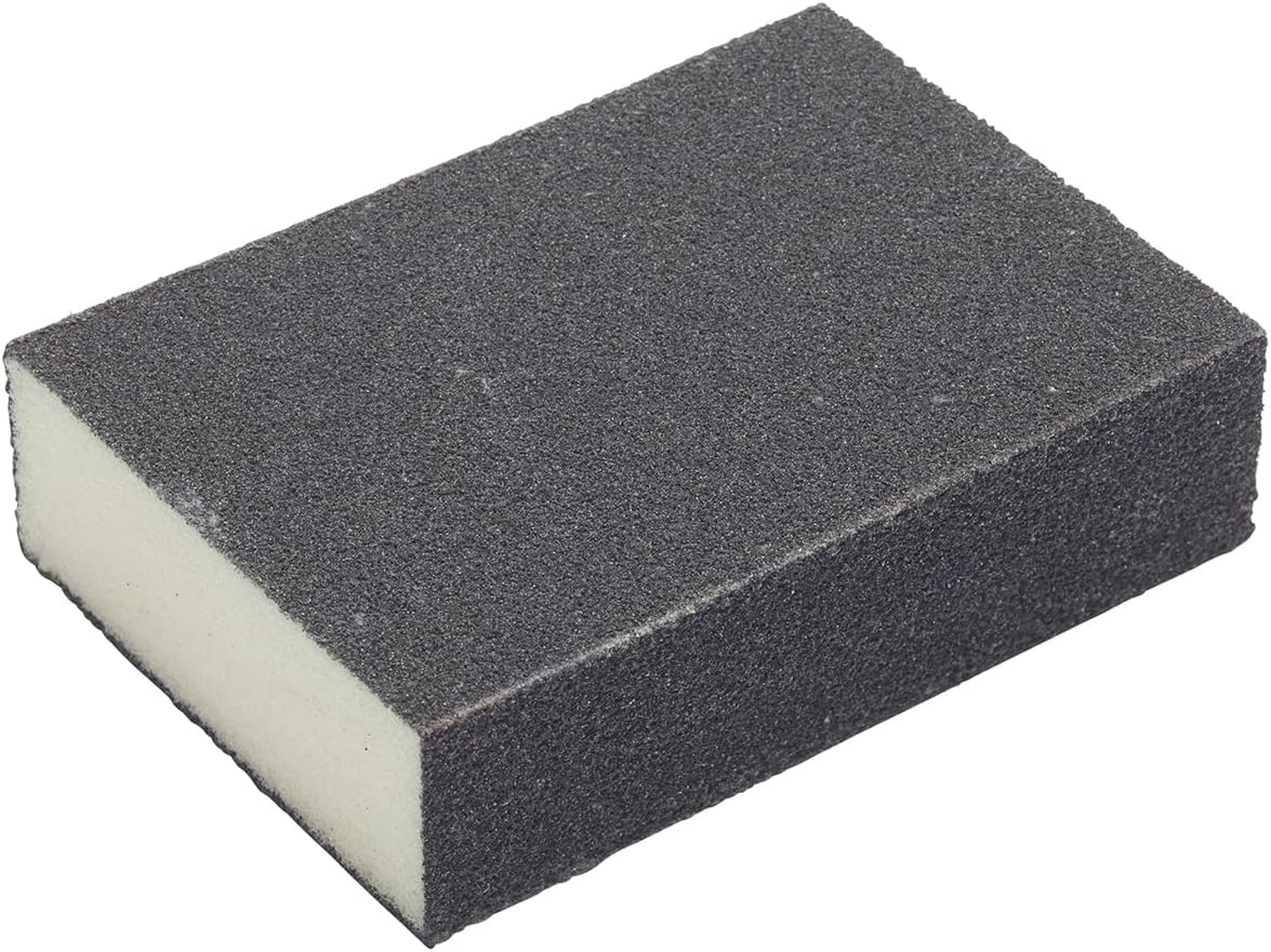 Fit For The Job Fine/Medium Grade Flexible Reusable Sanding Block for Sanding Wood