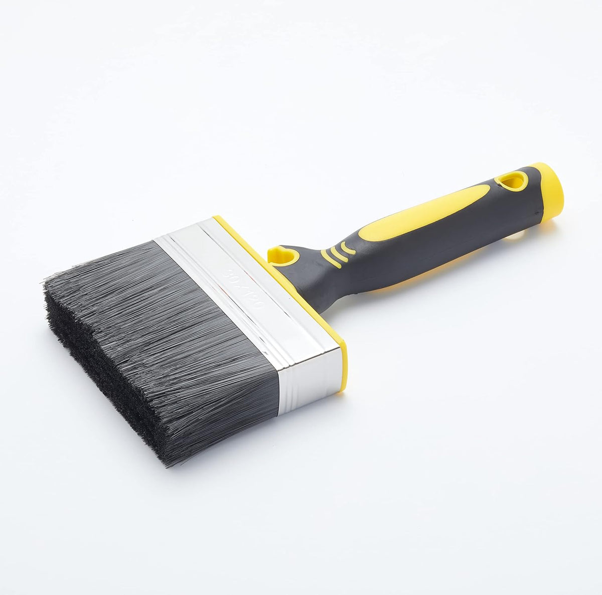 Fit For The Job 4 inch Block Brush, Masonry Brush for Rapid Painting with Smooth &amp; Textured