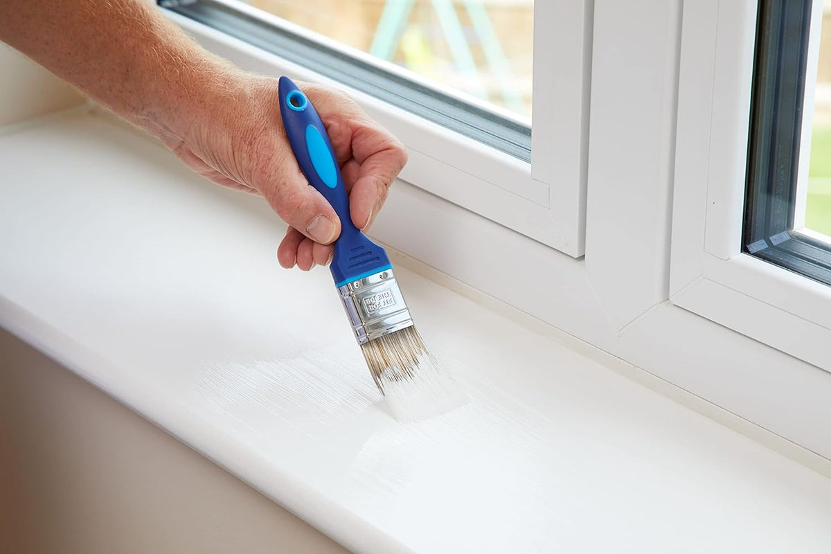 Fit For The Job No Bristle Loss 3 Piece DIY Paint Brush Set For A Smooth Finish with Emulsion