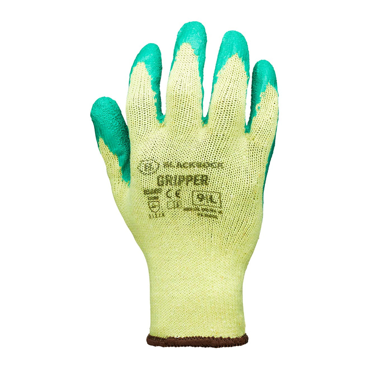 Blackrock Latex Gripper Work Gloves, Gardening, Men and Women, Heavy Duty, Thorn Resistant, Construction, Waterproof Palm