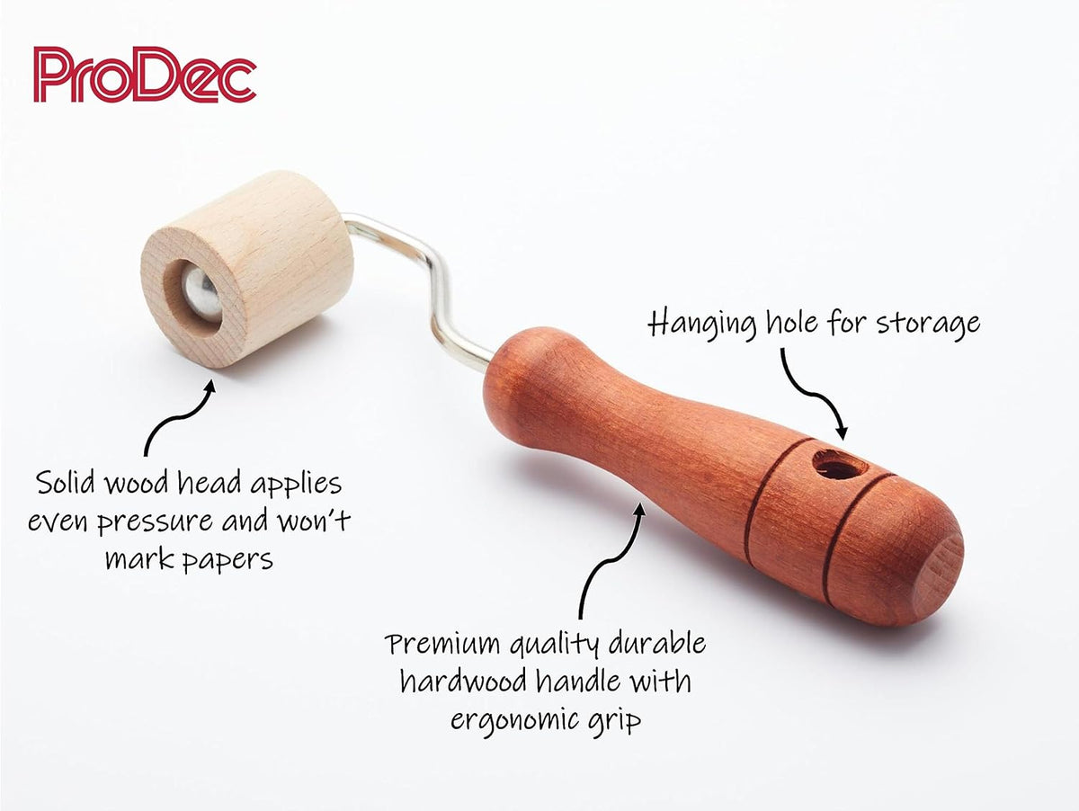 ProDec Rosewood Seam Roller For Smoothing Wallpaper Seams
