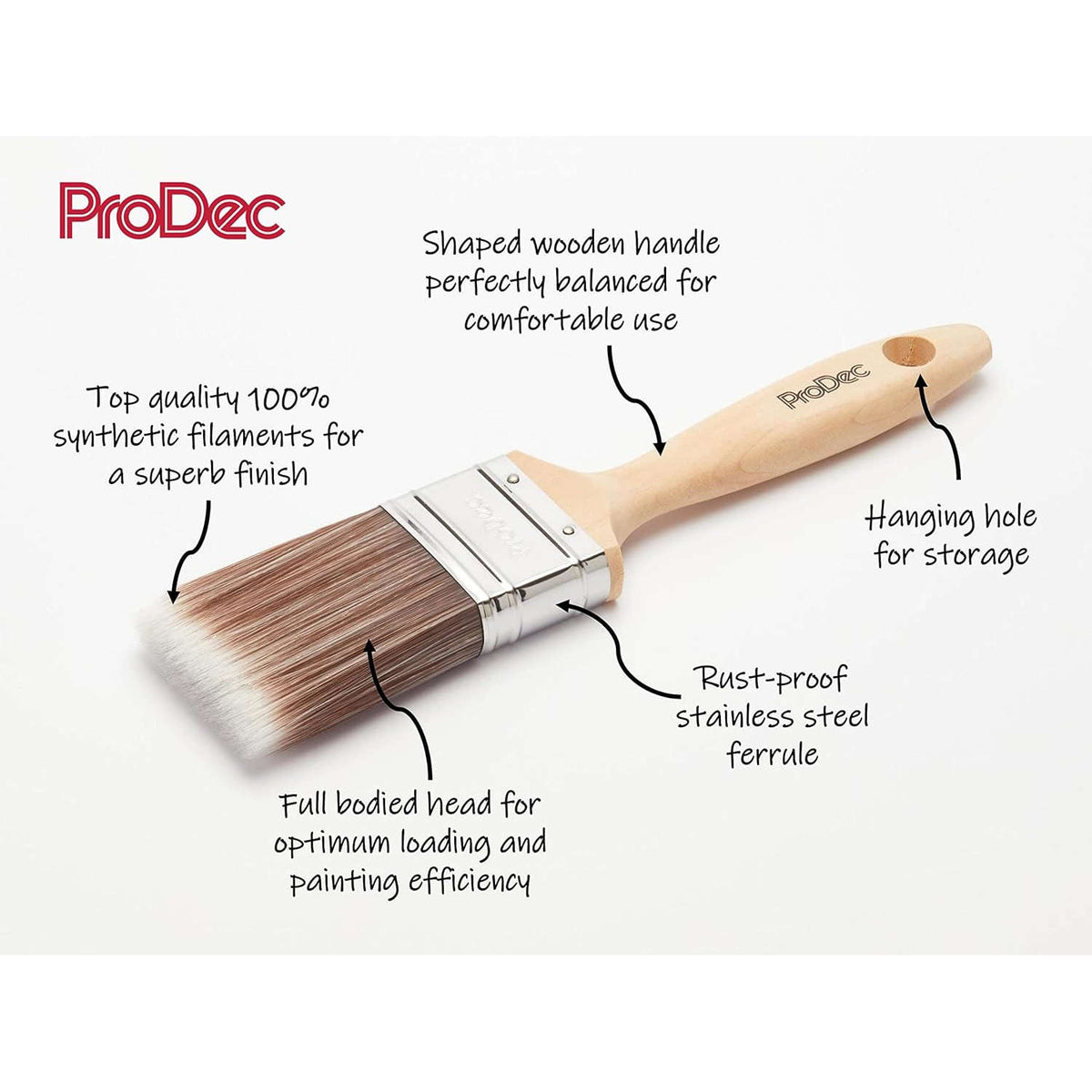 ProDec Premier 6 Piece Set Paint Brushes
