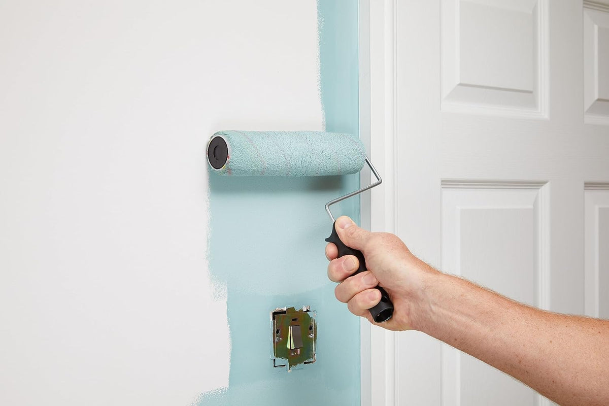 Fit For The Job 3 Piece 9 inch Paint Roller Set for DIY Painting with Emulsion Paints on Walls &amp; Ceilings