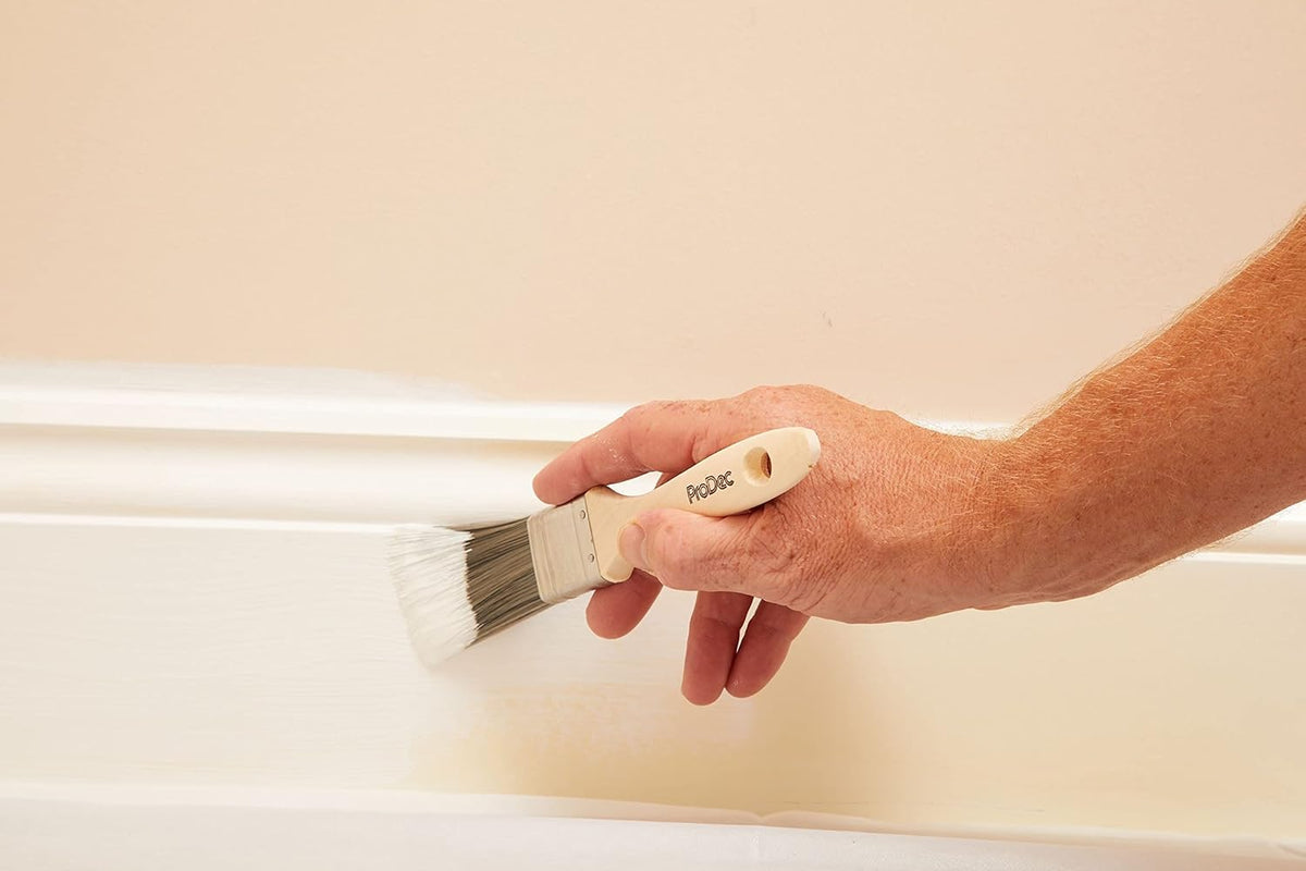 ProDec Decorator's Dozen 12 Piece Synthetic Paint Brush Set for a Smooth Finish Painting with Emulsion, Gloss, Satin