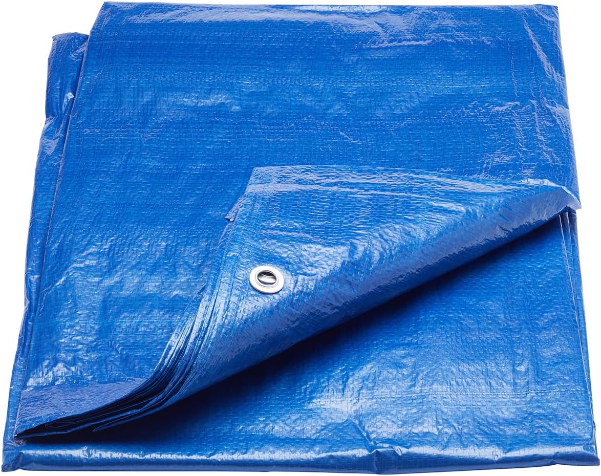 ProDec 12ft x 9ft / 3.7m x 2.7m Multi Purpose Tarpaulin - Waterproof, Weatherproof, Double Laminated