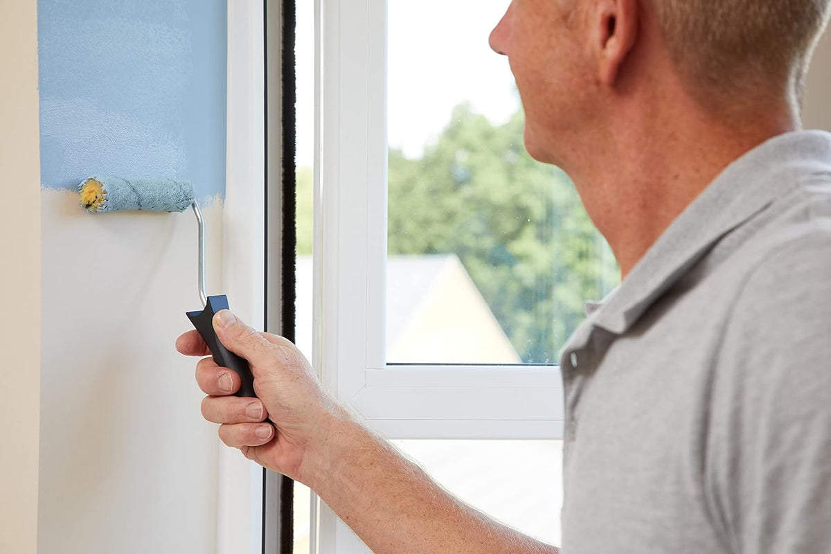 ProDec 2 Pack 4 inch Medium Pile Mini Rollers for a Smooth Finish Painting with Trade & DIY Emulsion Paints