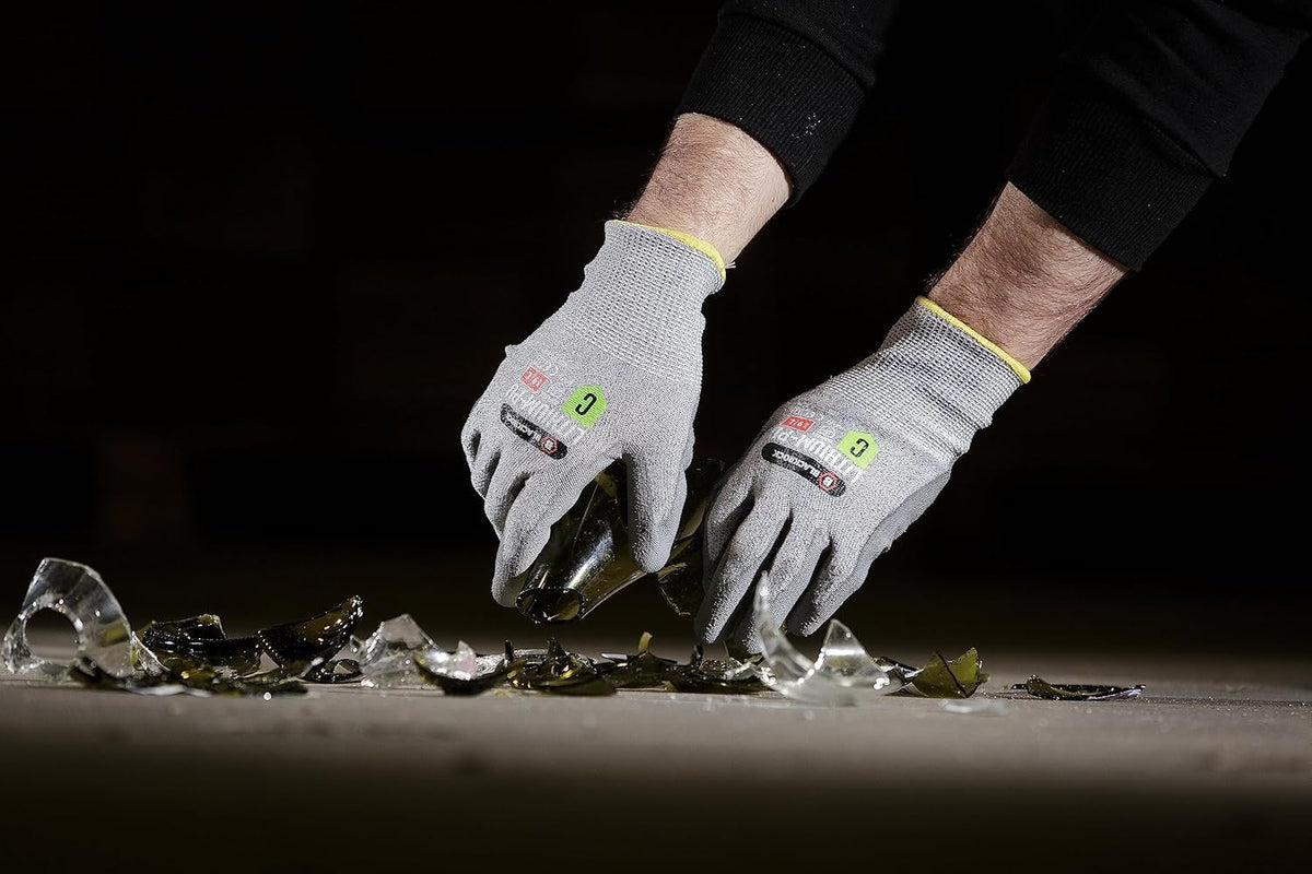 Blackrock Lithium PU Cut Resistant Level C Gloves, for Men and Women, Wood Carving Safety Gloves, Slash/Knife Resistant