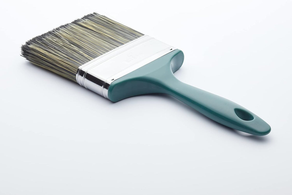 Fit For The Job 4 inch Shed &amp; Fence Brush for Applying Exterior Woodstains, Varnish