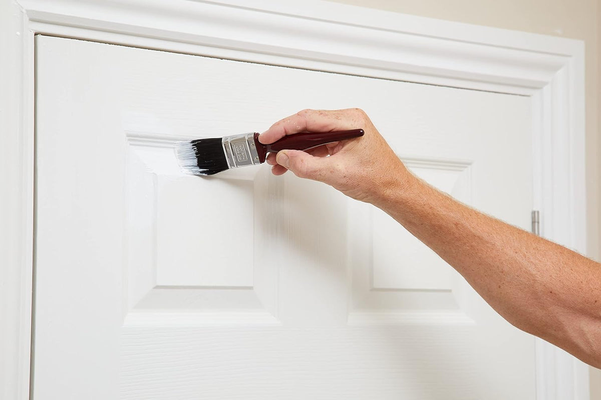 Fit For The Job 9 piece All Purpose Mixed Bristle Paint Brush Set + Free Window Brush