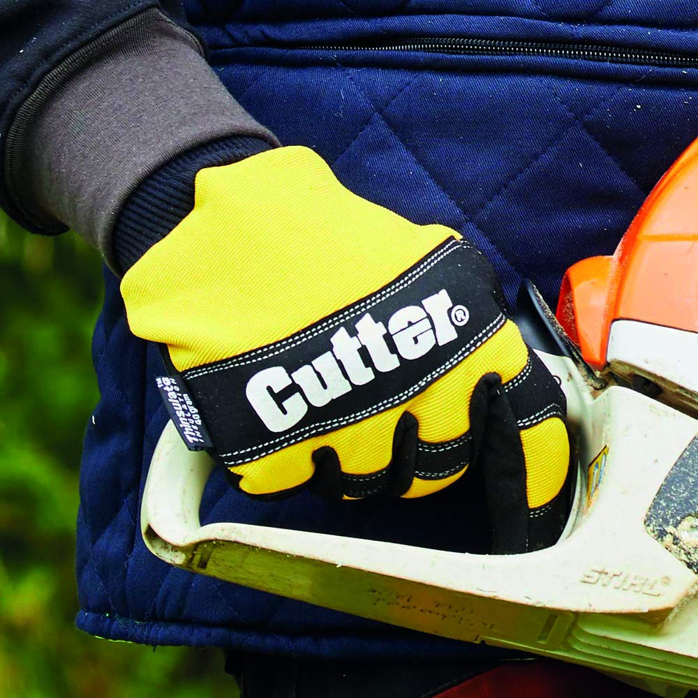 Cutter CW500 Professional Chainsaw Glove - Thermal Yellow