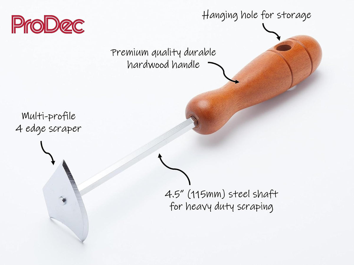 ProDec Combination Shavehook for Removing Paint and Varnish From Flat and Irregular Surfaces