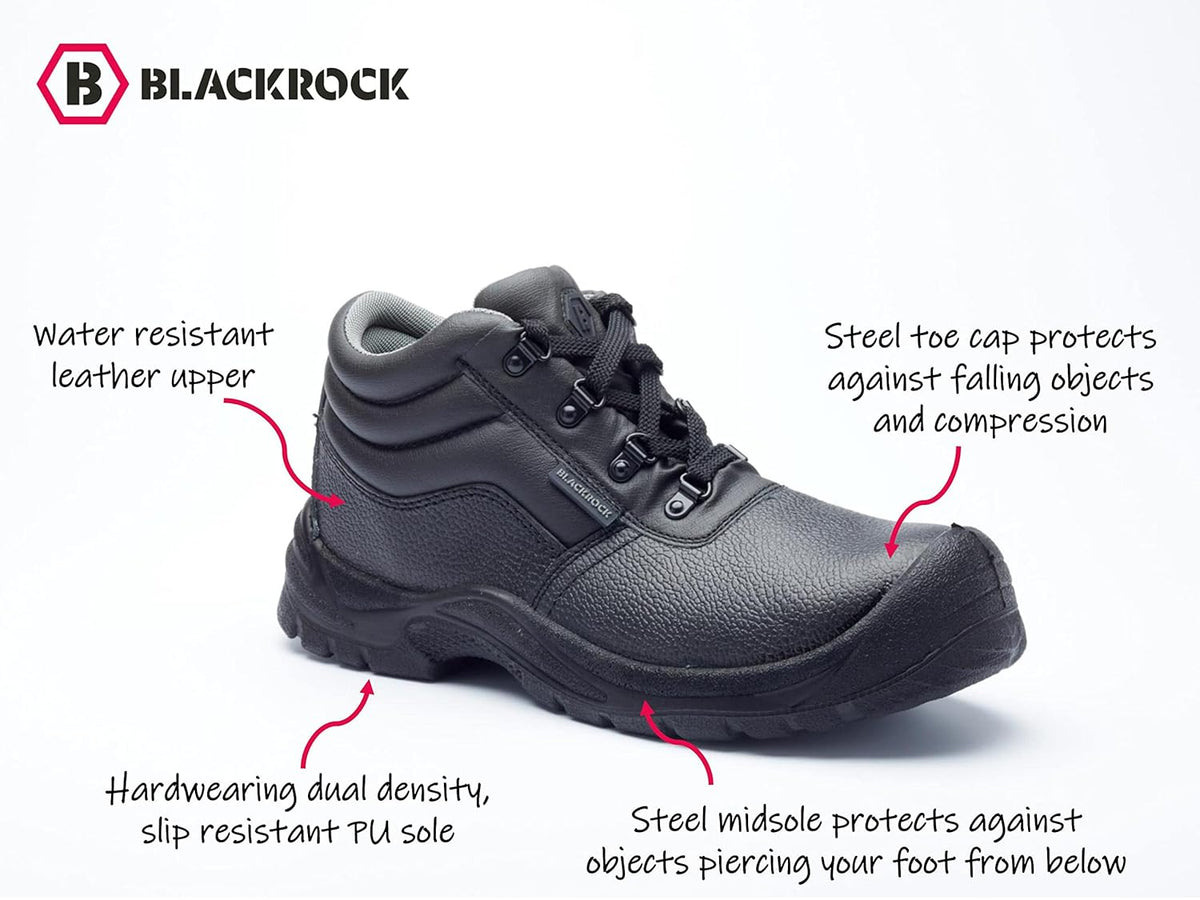 Blackrock Water Resistant Chukka Work Boots, Safety Boots, Safety Shoes, Steel Toe Cap
