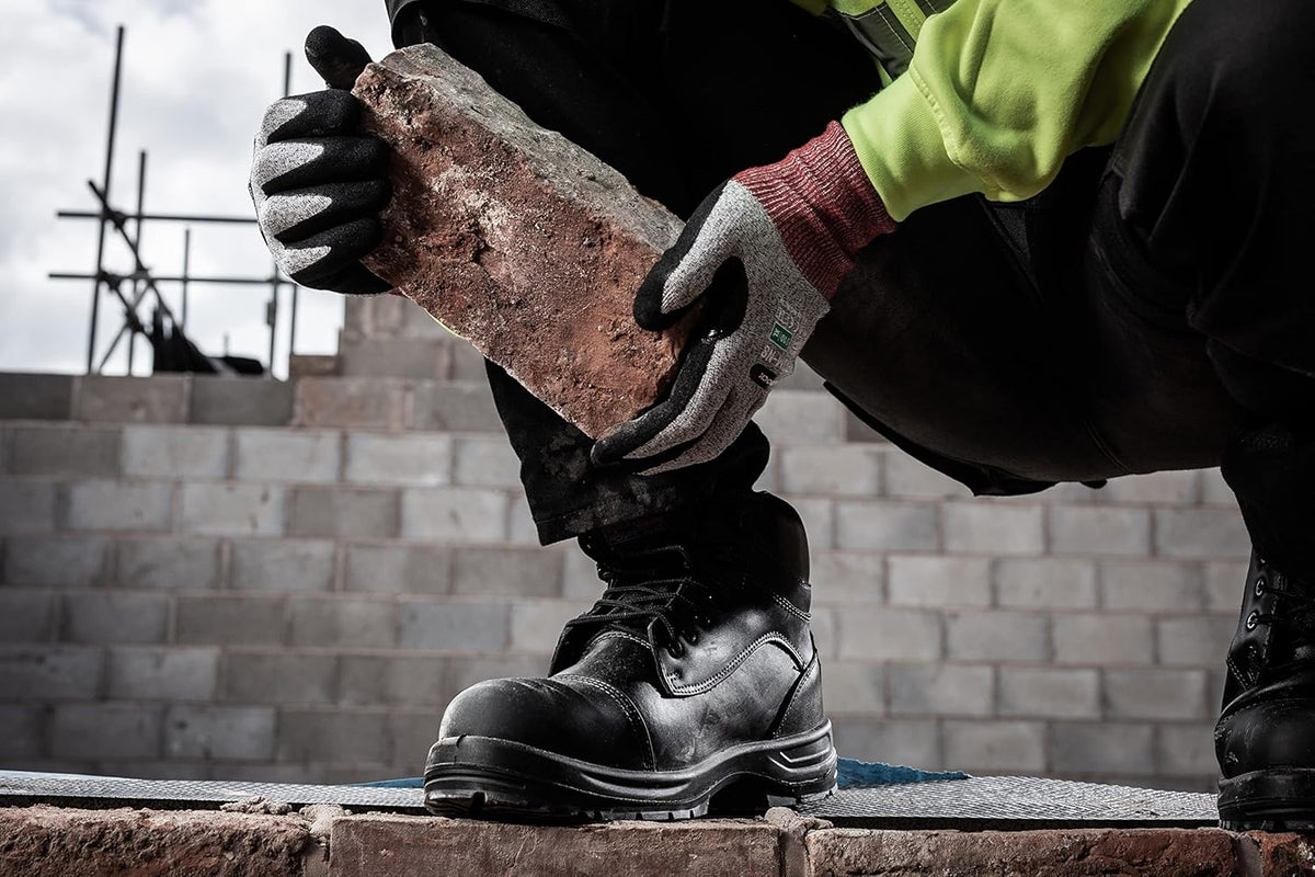 Blackrock Magnesium-PU Cut Resistant Lightweight PU Gripper Safety Work Gloves, Near Knife Proof, Whittling, Max Cut 5 Gloves