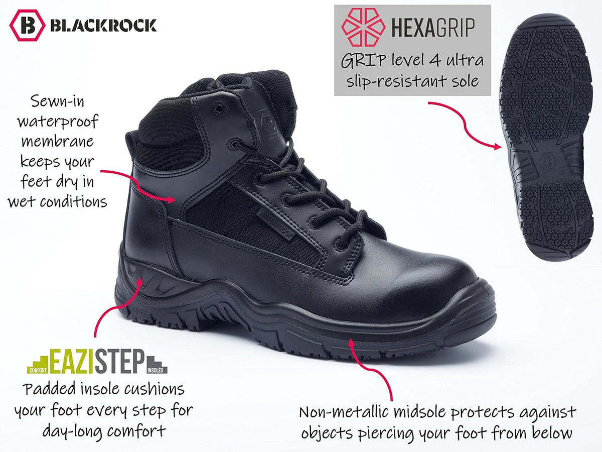 Blackrock Black Occupational Ranger Hiker with Non-Metallic Midsole