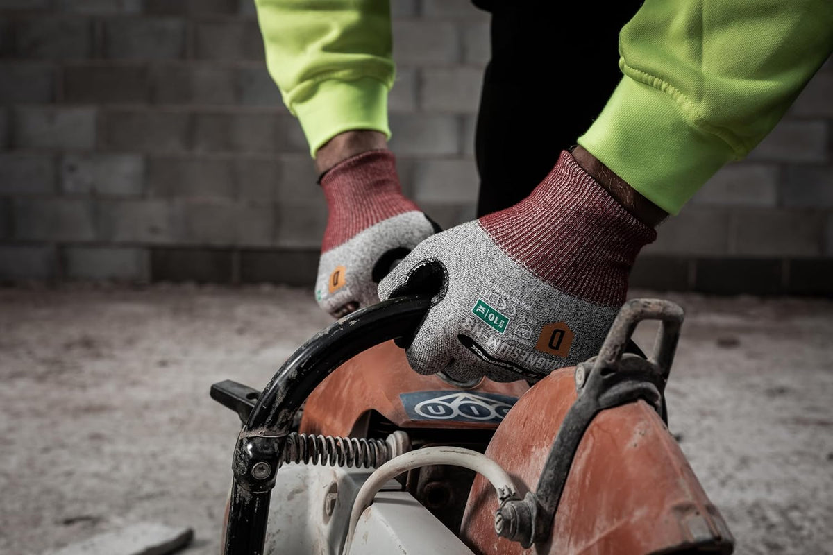 Blackrock Magnesium-PU Cut Resistant Lightweight PU Gripper Safety Work Gloves, Near Knife Proof, Whittling, Max Cut 5 Gloves