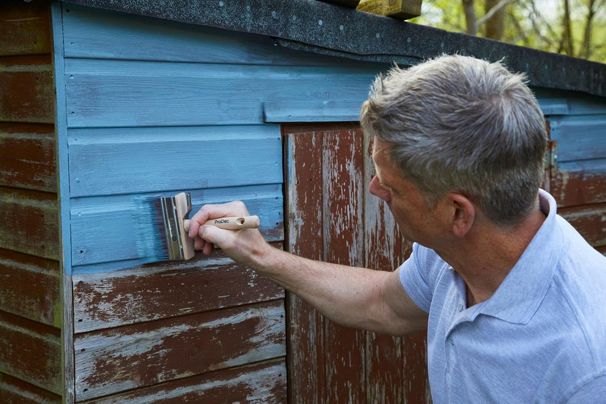 ProDec 4 inch Block Brush for Rapid Painting with Emulsion, Masonry Paint, Woodstains Timber Treatment, Varnish