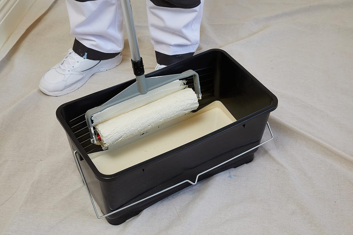 ProDec 25 litre (5 gallon) Extra Large Plastic Paint Scuttle Bucket 100% Recycled Plastic With Metal Carry Handle