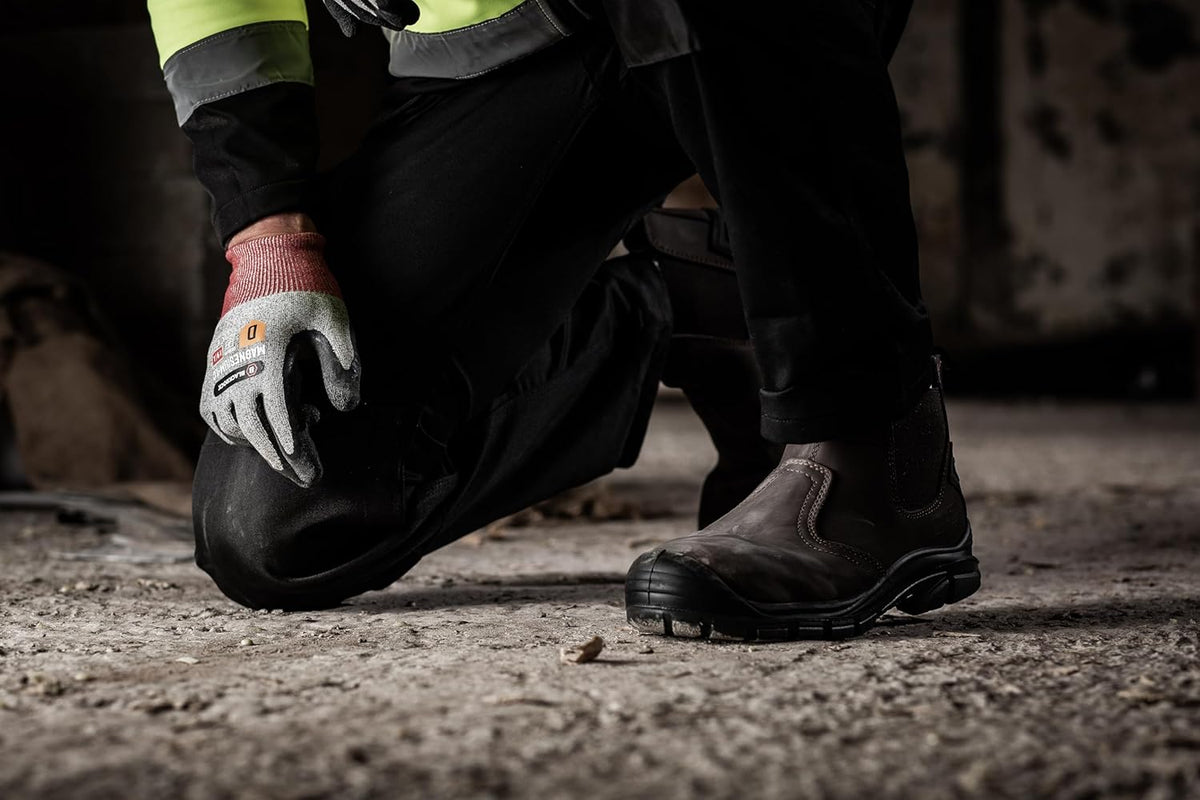 Blackrock Magnesium-PU Cut Resistant Lightweight PU Gripper Safety Work Gloves, Near Knife Proof, Whittling, Max Cut 5 Gloves