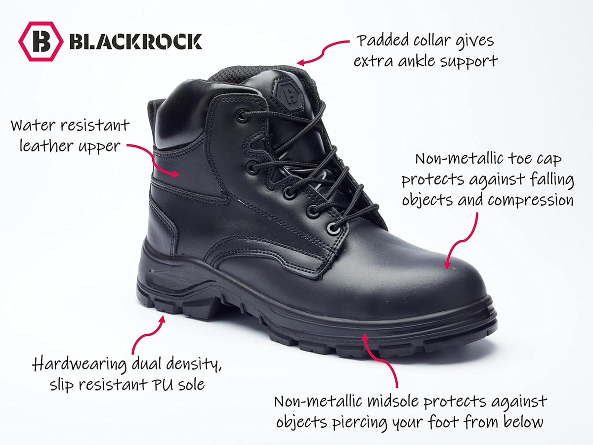 Blackrock Sentinel Composite Safety Boots, S3, Composite Toe Work Boots