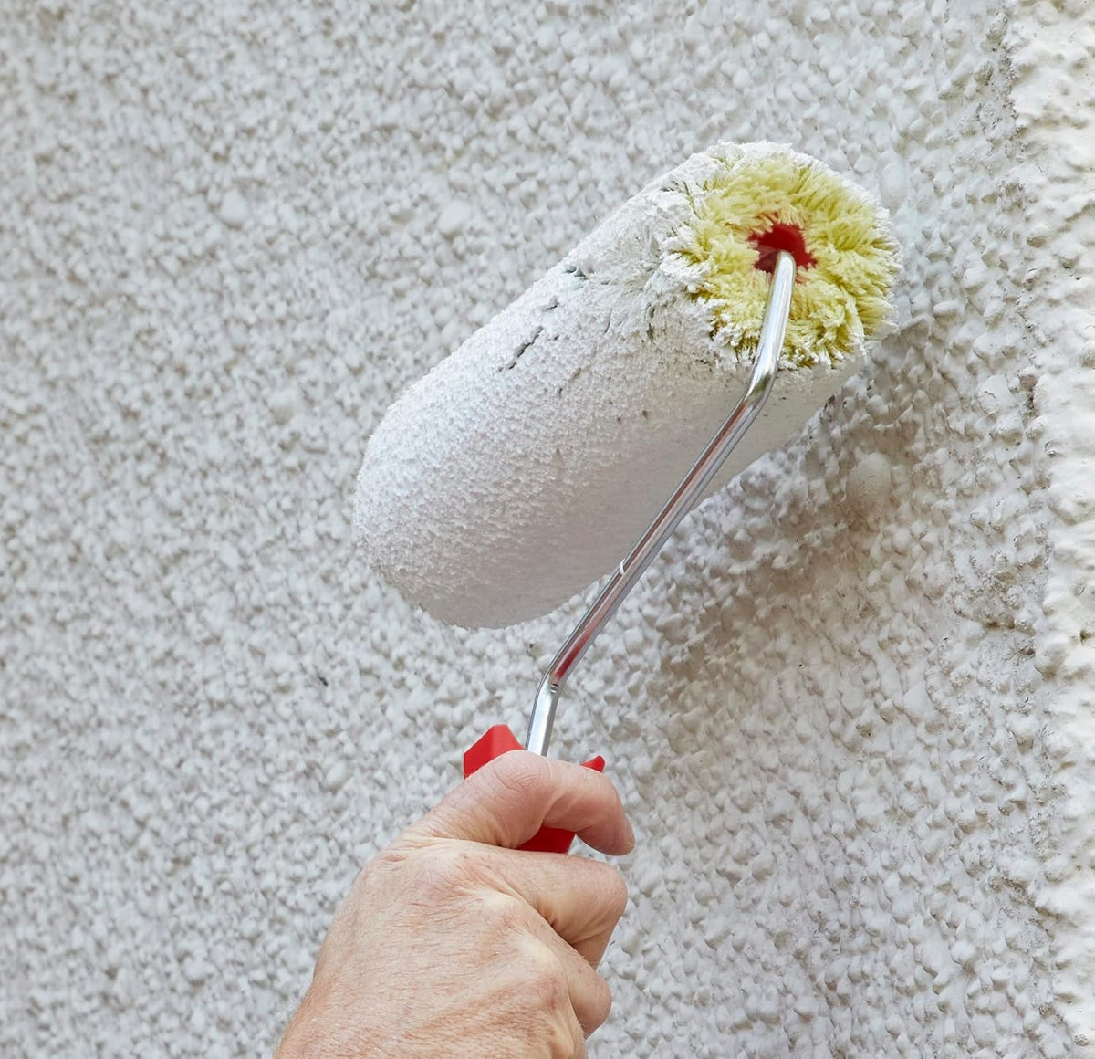 ProDec 9 inch Masonry Woven Paint Roller and Frame, Heavy Duty Smooth and Textured Masonry Paints on Exterior Walls