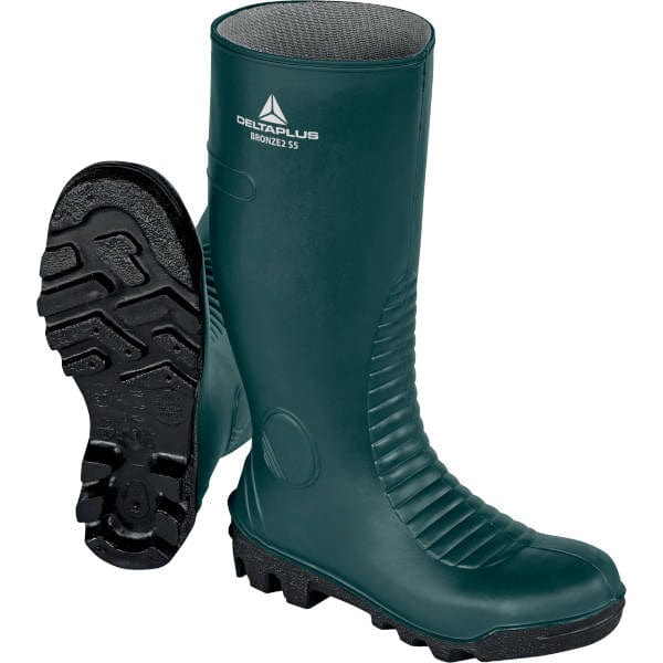 Delta Plus Wellington Boots | Safety Steel Toe Cap Work Boots - PPE ...
