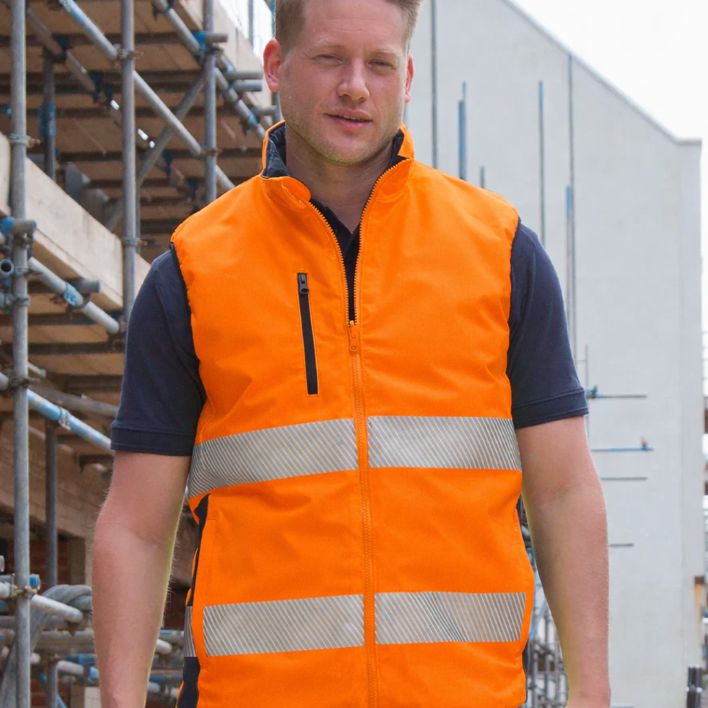 Result Safe-Guard Reversible Soft Padded Safety Gilet R332X