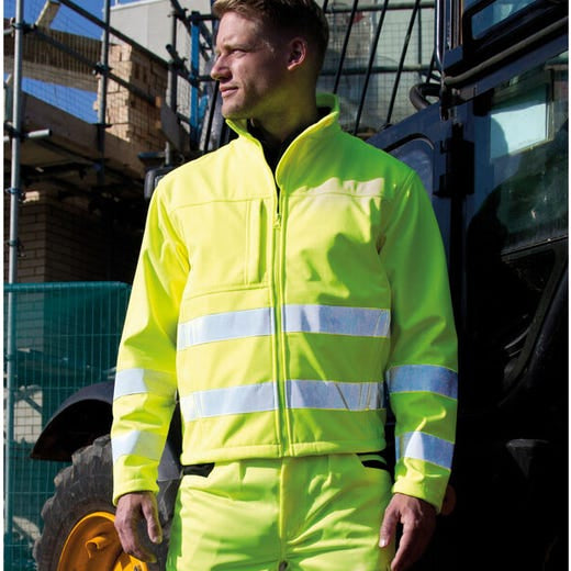 Result Safe-Guard Hi-Vis Tech Soft Shell Jacket R117X