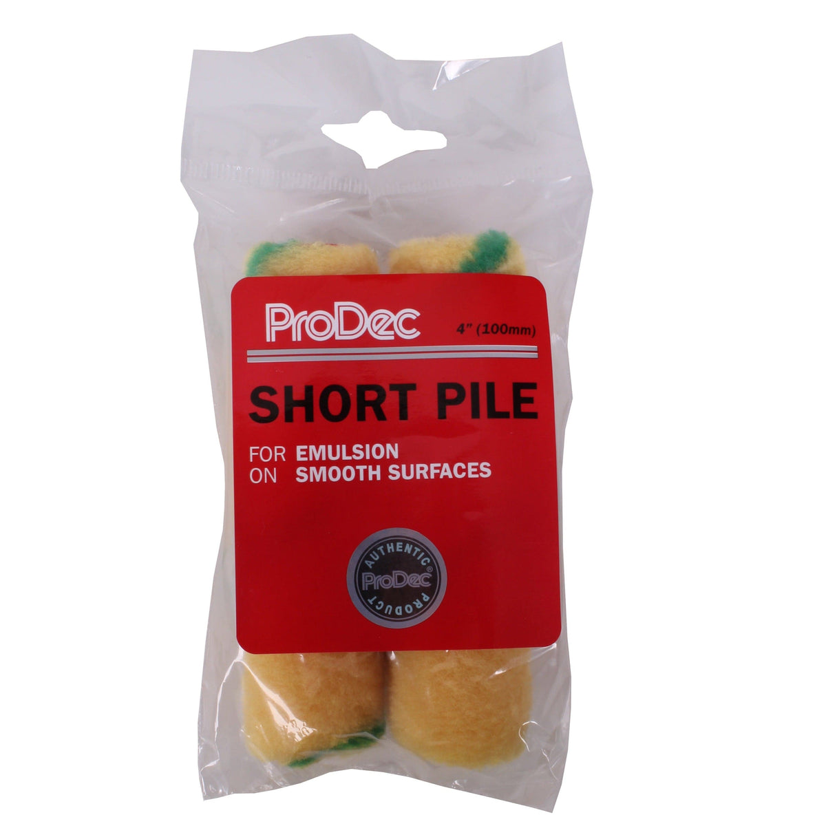 ProDec 4&quot; Short Pile Mini Rollers - 2 Pack