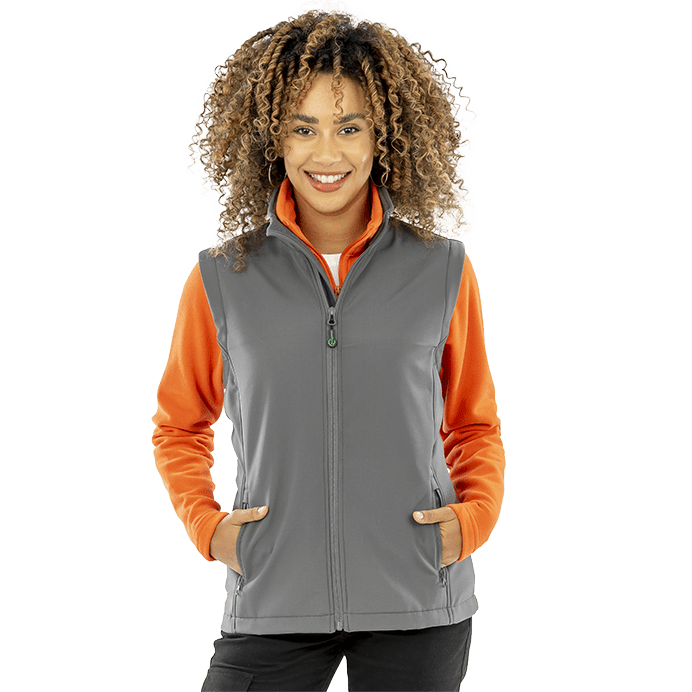 Result Ladies&#39; Recycled 2-Layer Printable Softshell Bodywarmer