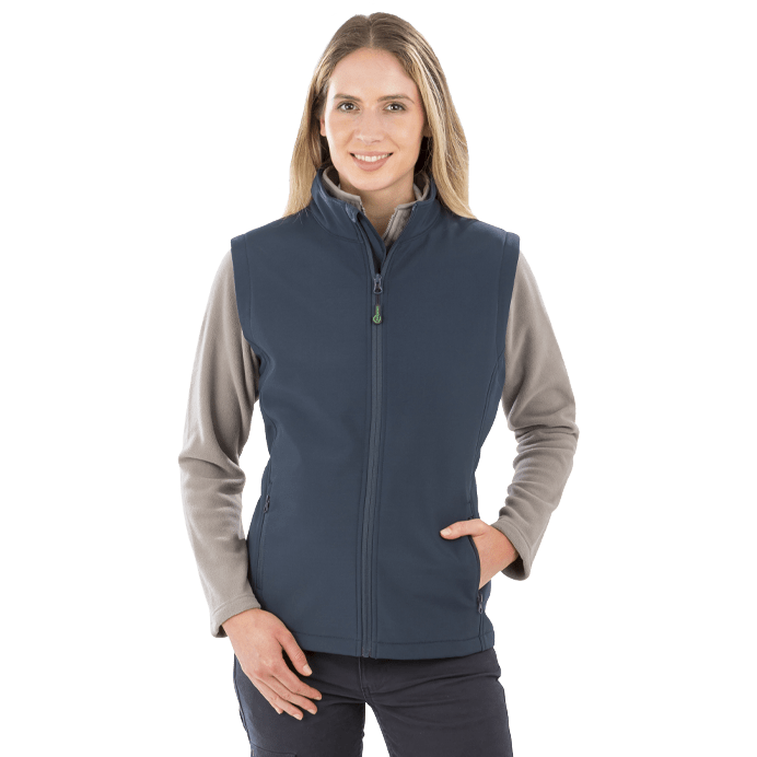 Result Ladies&#39; Recycled 2-Layer Printable Softshell Bodywarmer