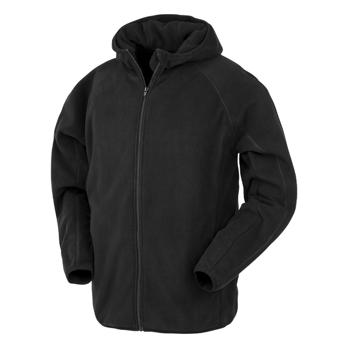 Result Recycled Unisex Hooded Microfleece Jacket