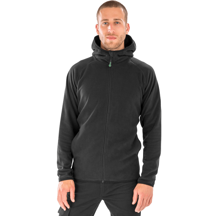Result Recycled Unisex Hooded Microfleece Jacket