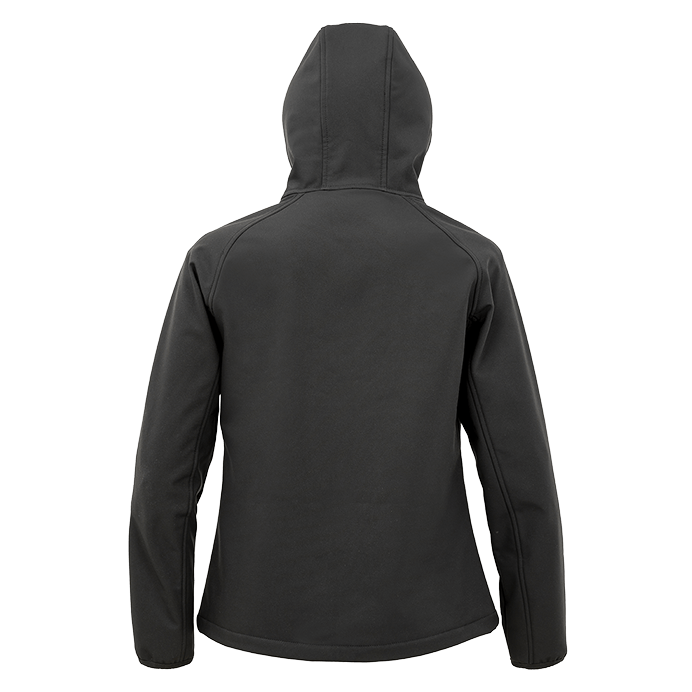 Result Ladies 3-Layer Recycled Printable Hooded Softshell