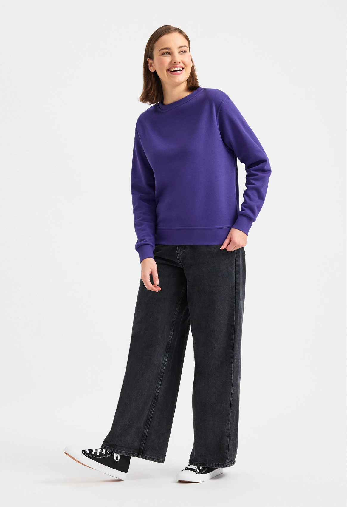 Uneek UC211 Ladies Deluxe Crew Neck Sweatshirt