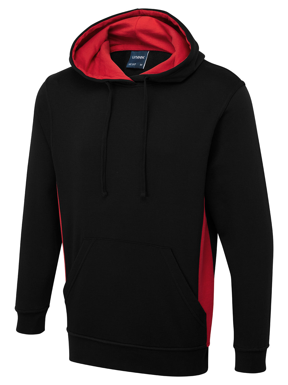 Uneek UC517 Two Tone Hooded Sweatshirt
