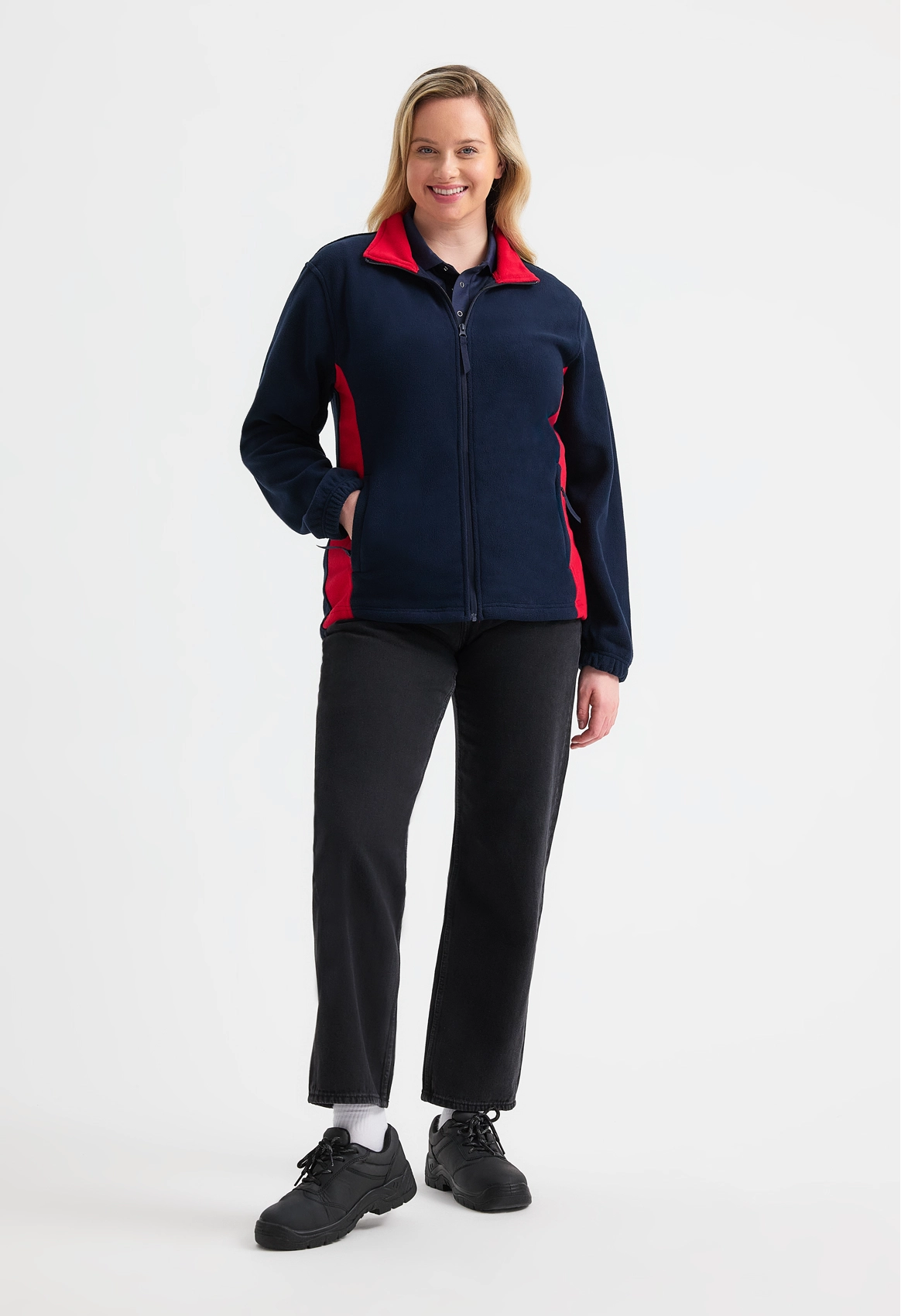 Uneek UC617 Two Tone Full Zip Fleece Jacket