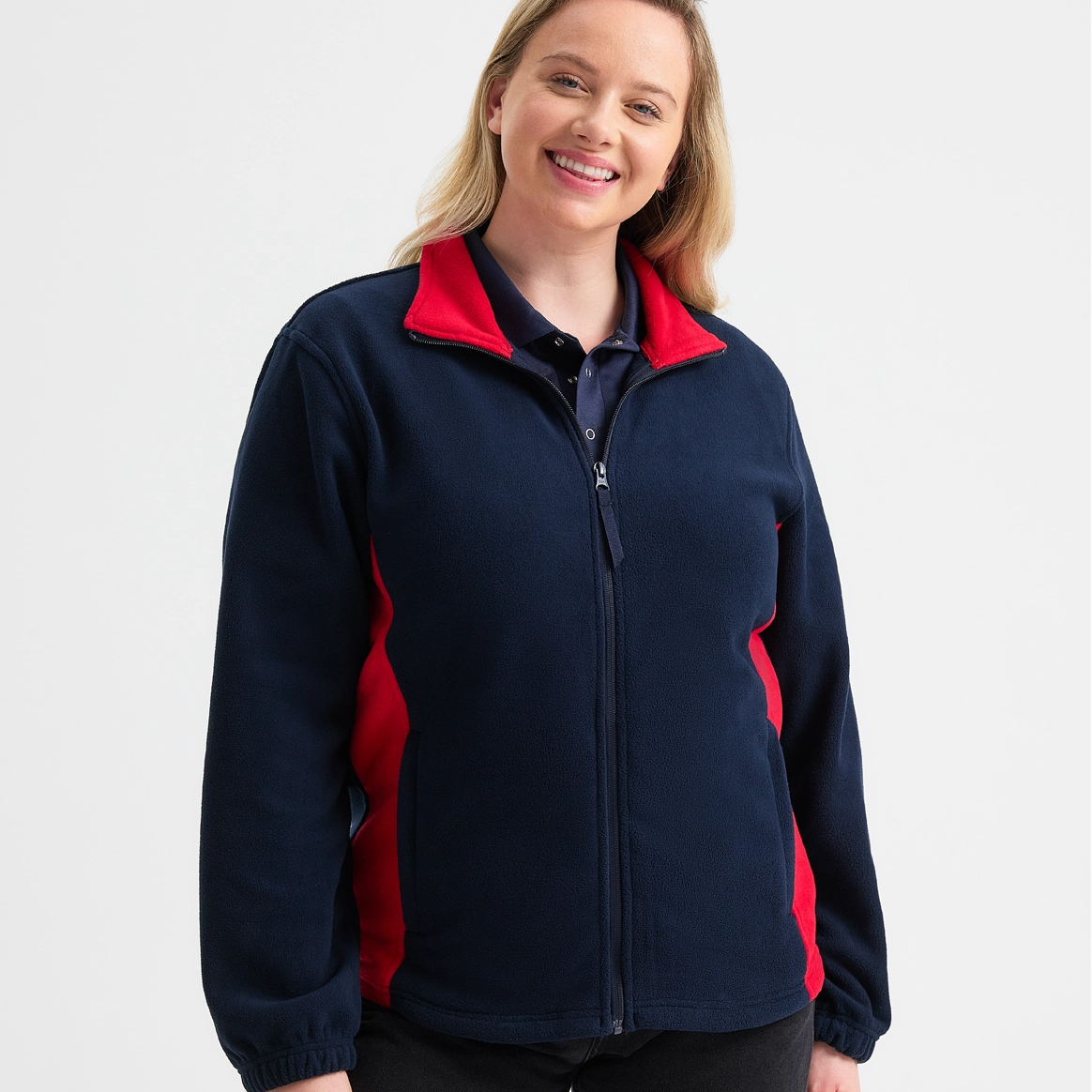Uneek UC617 Two Tone Full Zip Fleece Jacket