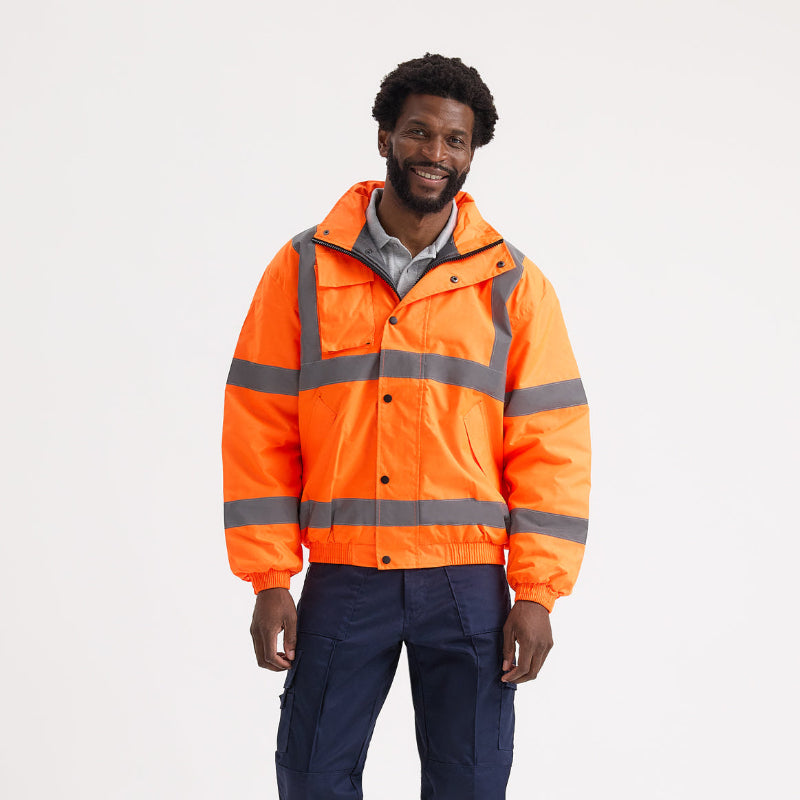 Uneek UC804 High Visibility Bomber Jacket
