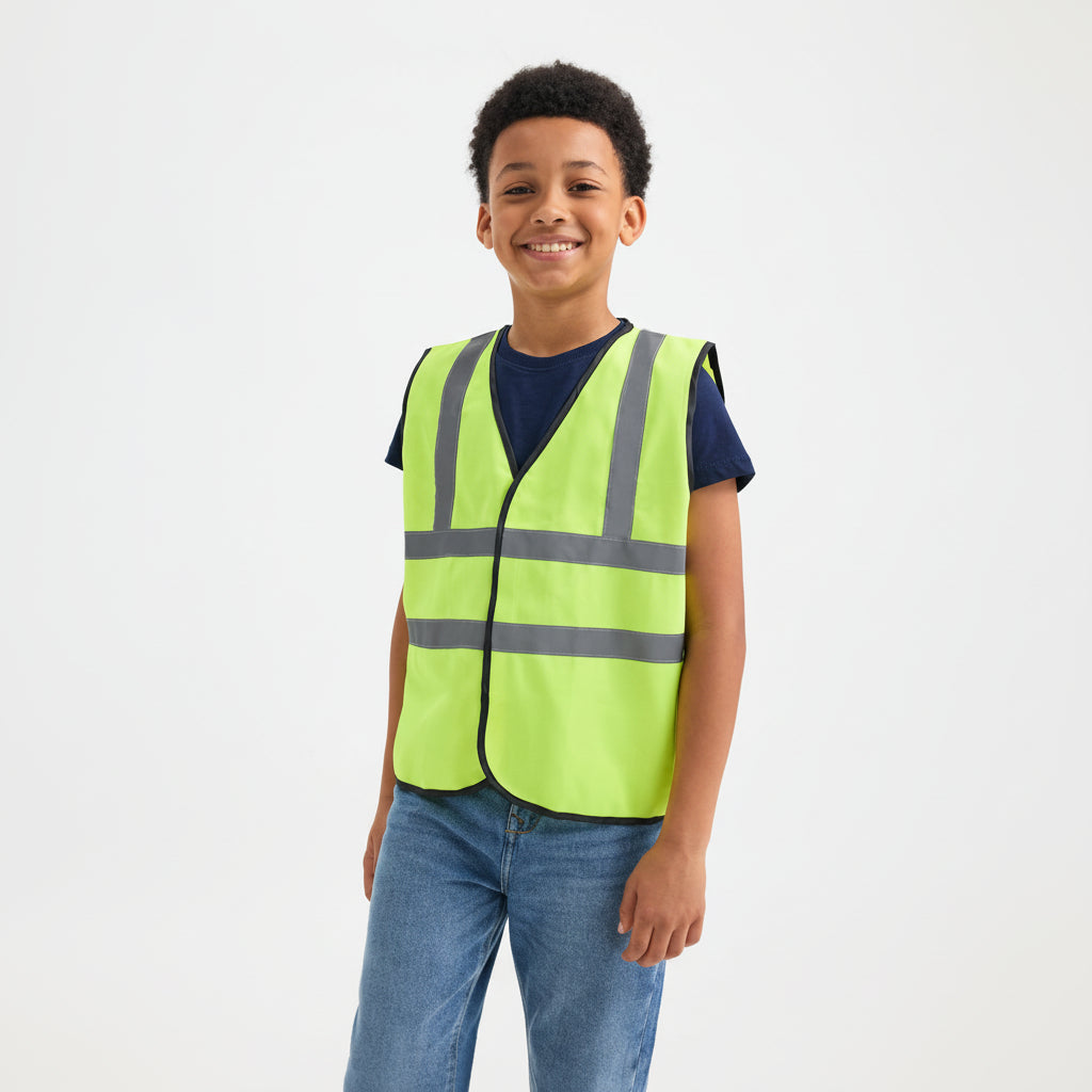 Uneek UC806 Childrens Hi-Viz Waist Coat Hi Vis Vest Kids
