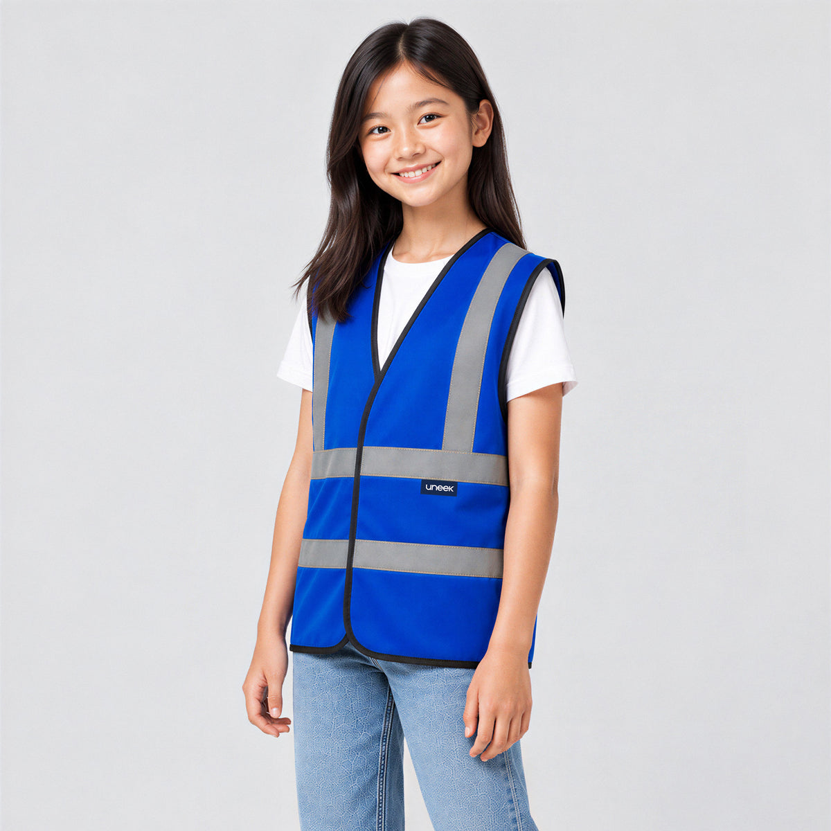 Uneek UC806 Childrens Hi-Viz Waist Coat Hi Vis Vest Kids